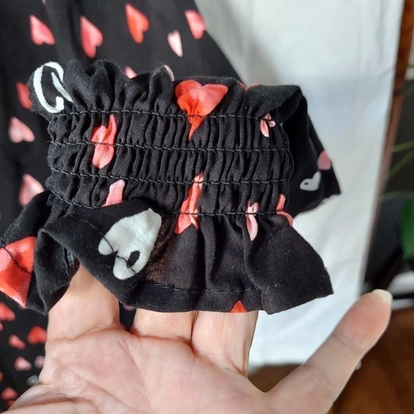 Rachel Rachel Roy Heart Blouse, Long Sleeves, Size M - Picture 5 of 7